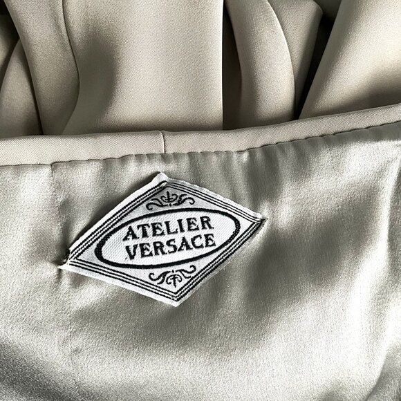 Atelier Versace Couture Silk Satin Strapless Evening Gown - Limited - Picture 4 of 4